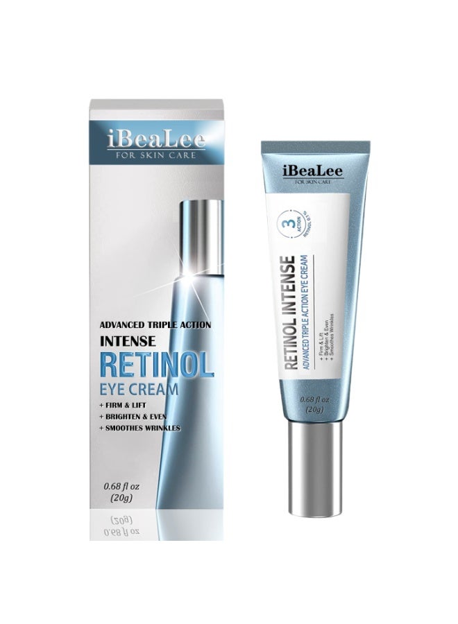 iBealee Retinol Intense Advanced Triple Action Eye Cream｜Deeply Nourish and Repair the Skin Around the Eyes 20g - Image 1